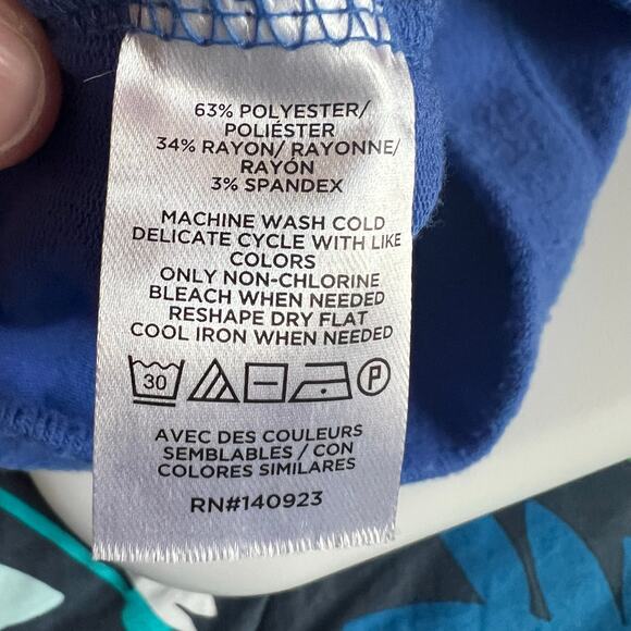 Loft Modern V Neck Sweater Size Small Blue Womens Top Shirt - Picture 4 of 4